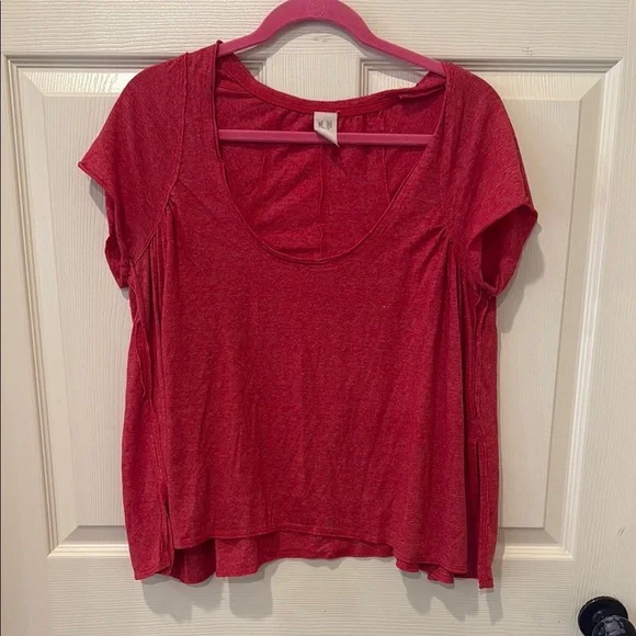 We the Free heather red swing top, small - Picture 2 of 9